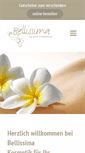 Mobile Screenshot of kosmetikbellissima.ch
